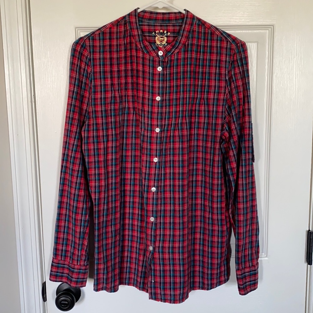 Thre3 Brand Plaid Top